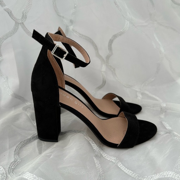 Steven Madden Girl Beella black block heels - Picture 3 of 9